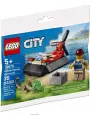 Конструктор LEGO City 30570 Дикие спасатели на воздушной подушке, 35 деталей