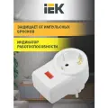 Сетевой фильтр СФ-01 1 место 2P+PE 16А белый IEK