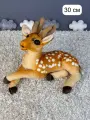 Мягкая игрушка Олененок 30 см, реалистичный, акимбо КИТ, обнимашка, для сна