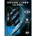 Картриджи для тату WJX Round Liner 1209RL 0.35 мм, 20 шт, одноразовые
