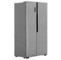 Холодильник Side by Side Gorenje NRS918EMX, серебристый, отдельностоящий