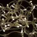 Светодиодная гирлянда Neon-night Нить 10 м, 100 светодиодов, тепло-белое свечение, прозрачный ПВХ, IP65, 24 В