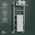 Полотенцесушитель Водяной Onix, модель Classic Plus с нижним подключением 300x800, полный комплект, нижнее подключение