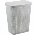 Корзина IDEA М2614 Пирула 35 л для белья в ванную смоки пластик