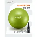 Фитбол STARFIT GB-111 65 см, 1000 гр, антивзрыв, с ручным насосом, лаймовый