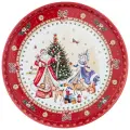Поднос Agness Christmas Collection красный, 1 шт.