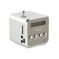 Портативные цифровые динамики Mini Radio FM с приемником радио AM/FM, поддержка карты SD/TF для MP3-музыкального плеера, зарядка через USB
