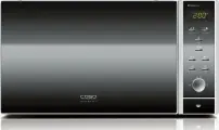 Микроволновая печь CASO MCG 30 Chef, гриль и конвекция, нержавеющая сталь, чёрный, 30л