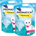 AROMATICAT PREMIUM наполнитель силикагелевый для туалета кошек (5 + 5 л)