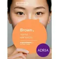 Цветные линзы ADRIA Color 1 Tone, Brown, квартальные, -5.00, 2 шт