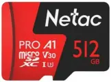 Флеш-накопитель NeTac P500 Extreme Pro MicroSDXC 512GB V30/A1/C10 up to 100MB/s