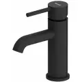 Смеситель для раковины Damixa Scandinavian Pure черный, монолитный излив 115 мм, инновационное PVD-покрытие
