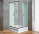 Душевой уголок River Morava XL 100/24 MT с поддоном стекло матовое, профиль серебристый, универсальная