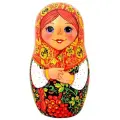 Чай черный Избранное из моря чая Матрешка с ягодами черная, 50 г, 1 шт., 1 уп.