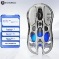Игровая мышь Gravity Planet Breakthrough Wireless, Tri-Mode PAW3395 Wired Bluetooth Rechargeable RGB, gray