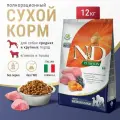Farmina N&D PUMPKIN сухой корм для собак средних и крупных пород, с ягненком, тыквой и черникой, 12кг