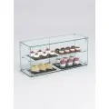 Витрина сладость №12А для выпечки настольная с прямыми полками, Стекло