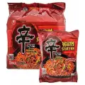 Лапша быстрого приготовления Шин Рамен Стир Фрай Shin Ramyun Stir Fry со вкусом говядины Nongshim, 5 шт х 131 г