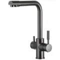 Смеситель для кухни(мойки) Frap F4352-9 с выходом под фильтр, оружейная сталь