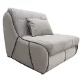 Кресло-кровать Relax Рио 0.8 Аккордеон, Велюр светло-серый 95х105х90 см