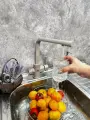 Смеситель для кухни с подключением к фильтру питьевой воды песочный