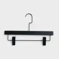 LaDо́m Вешалка для брюк и юбок LaDо́m Black Lotus, 35×1,1×24 см, длинный крюк, с зажимами, цвет чёрный