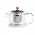 Стеклянный заварочный чайник 480 мл. Ofenbach NB 100617S с ситечком (прозрачный)