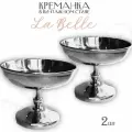 Креманки MY BURO LA BELLE, нержавеющая сталь, винтажный стиль, 170мл, 2 шт