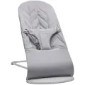 Детский шезлонг BabyBjorn Bliss Cotton Light Gray Petal Quilt 0061.24