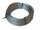 Трос нержавеющий мягкий 3 мм из стали А2, плетение 7х19, 10 метров
