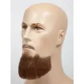 Накладная борода HHB-106 4, ручная работа, натуральная, цвет шоколада