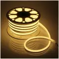 Неоновая светодиодная лента DLED 3м, 8х16мм, 220V AC, 120 LED/m, IP 67, гибкий неон, Теплый белый
