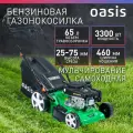 Газонокосилка бензиновая самоходная для травы Oasis GBE-3,3 Eco, 3300 Вт, 4,5 л. с, 2800 об/мин