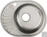 Кухонная мойка декоративная сталь Ukinox Фаворит FAL577.447 -GT8K 1R