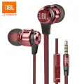 Проводные наушники JBL T180A красный