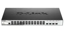 Управляемый L2 коммутатор D-Link с 24 портами 100/1000Base-X SFP и 4 портами 10GBase-X SFP+ DGS-1210-28XS/ME/B2A