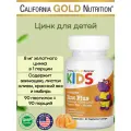 Цинк плюс для детей California Gold Nutrition, натуральный мандариновый вкус, 90 пастилок
