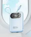Внешний аккумулятор ROCK Y11 Mini Series Power Bank with Cable 20000mAh 35w голубой