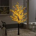 Светодиодное дерево «Клён осенний» 1.6 м, 160 LED, постоянное свечение, 220 В, свечение тёплое белое