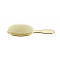 Janeke Golden Brush Small. With White Bristles And Nylon Reinforcemente