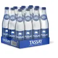 Вода питьевая TASSAY газированная, стекло, 12 шт. по 0.5 л