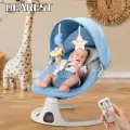 Электронные качели, шезлонг для новорожденных 3 в 1 DearestBaby Pro Max Blue для самых маленьких!