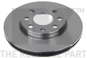 Диск тормозной OPEL CORSA C 1.0-1.7 00- передний Nk арт. 203640