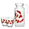 Питьевой набор «Арбуз» 7 предметов, кувшин 1300мл, 6 стаканов 285мл