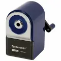 Точилка механическая BRAUBERG ORIGINAL, для чернографитных и цветных карандашей, крепление к столу, корпус синий, 228480 Набор - 2 шт.