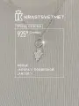 Колье Krastsvetmet, серебро, 925 проба, родирование, длина 40 см., серебристый