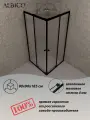 Душевой уголок без поддона Albico Quadrata nera oculta 90х90 квадрат