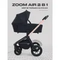 Коляска детская всесезонная MOWBaby ZOOM air 2в1 MB086 Gold Black