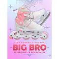 Ролики-коньки BIG BRO GLAM PW-223В-153-1 2в1 раздвижные фигурные