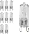 Капсульная галогенная лампа ЭРА 40W G9 прозрачная (комплект из 8 шт.)